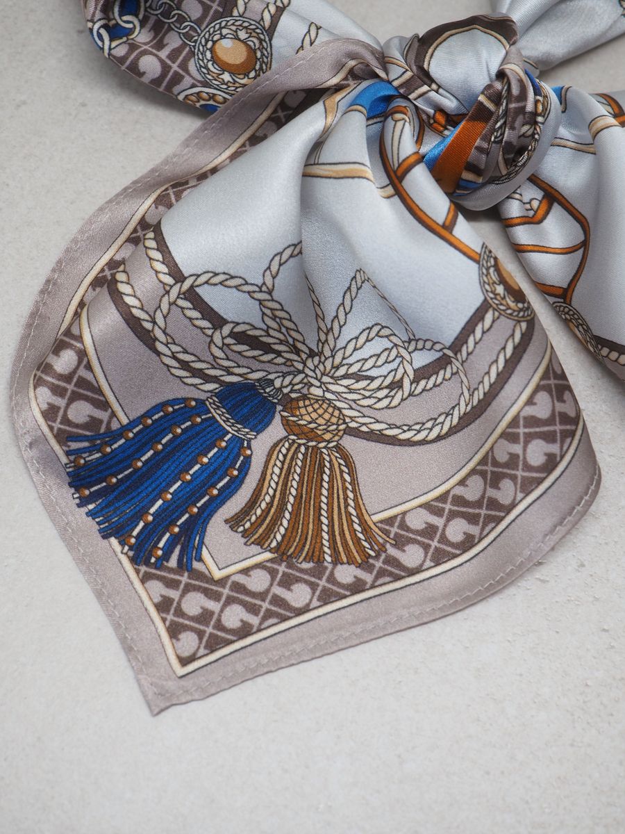 Skjerf 100% silke muldvarp farge