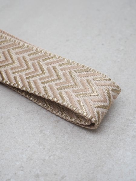 Hovedbilde Veskestropp smal beige og champagne