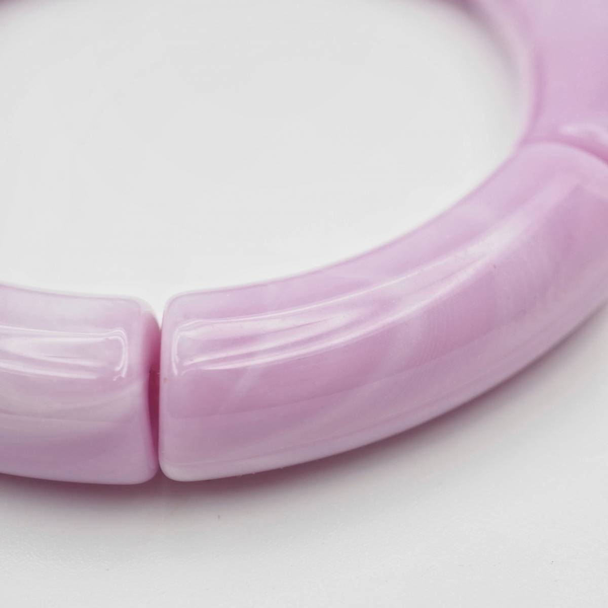 Karamell armbånd lavendel