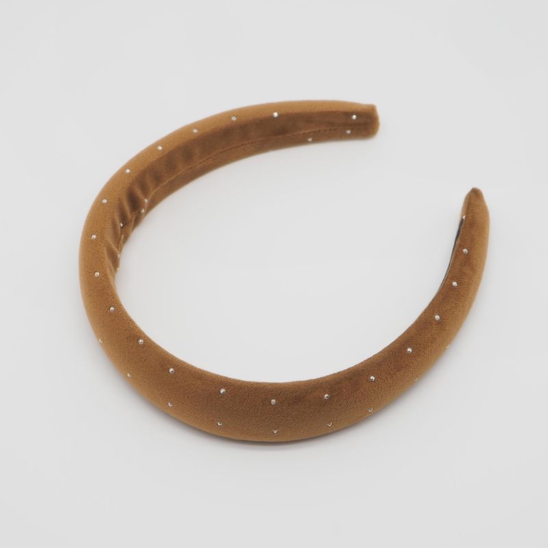 Hårbøyle studs cognac
