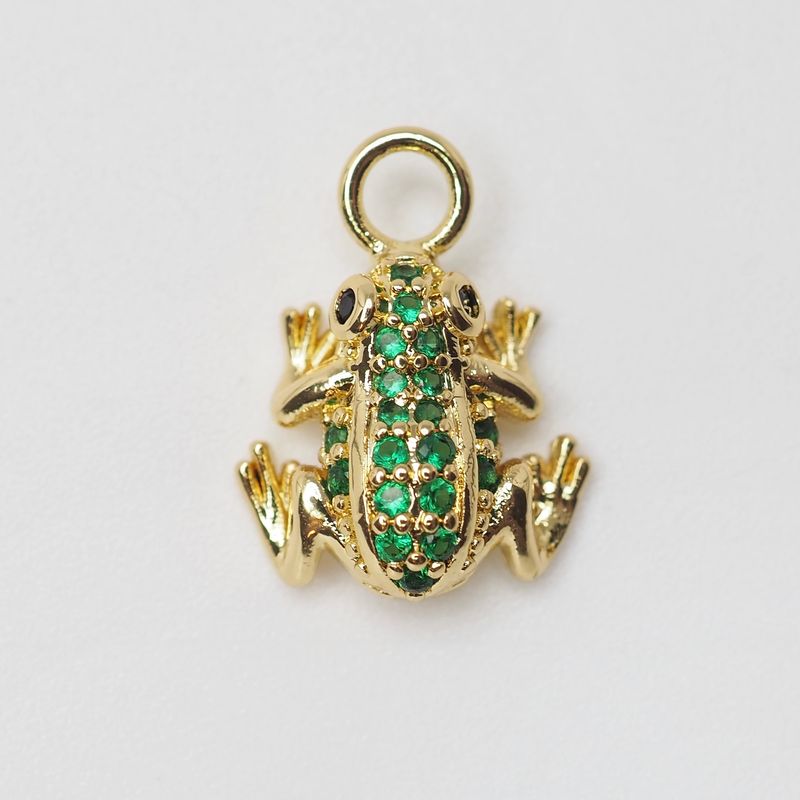Charm frosk grønn