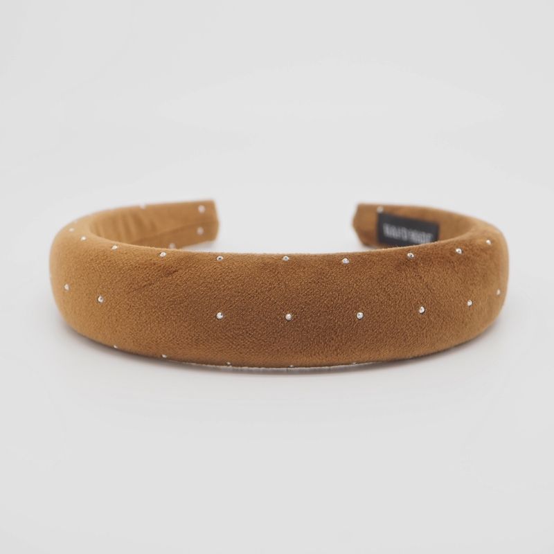 Hårbøyle studs cognac