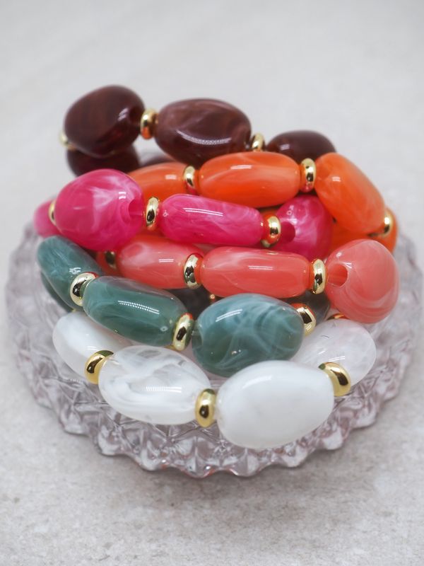 Plexiglass armbånd oransje