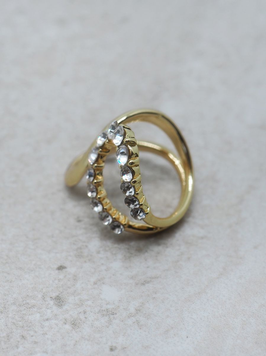 Skjerfnål spinner gullfarget