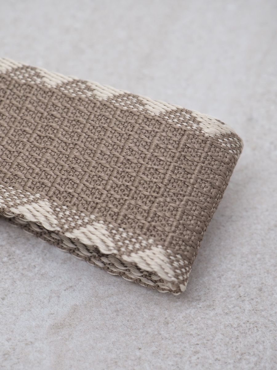 Vesketropp skinndetaljer mørk beige