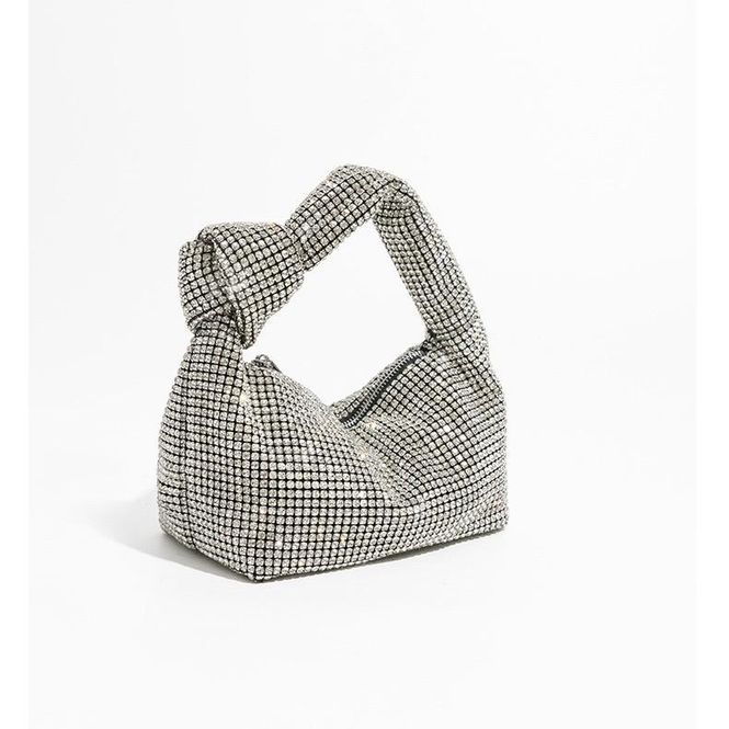 Hovedbilde Clutch glitter sølv