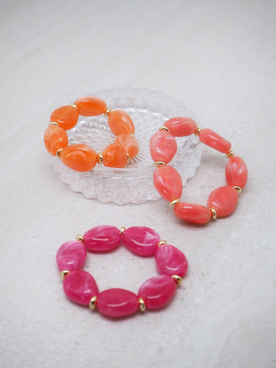 Plexiglass armbånd fuksia