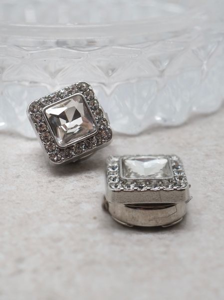 Hovedbilde Knappepynt 2stk firkantet