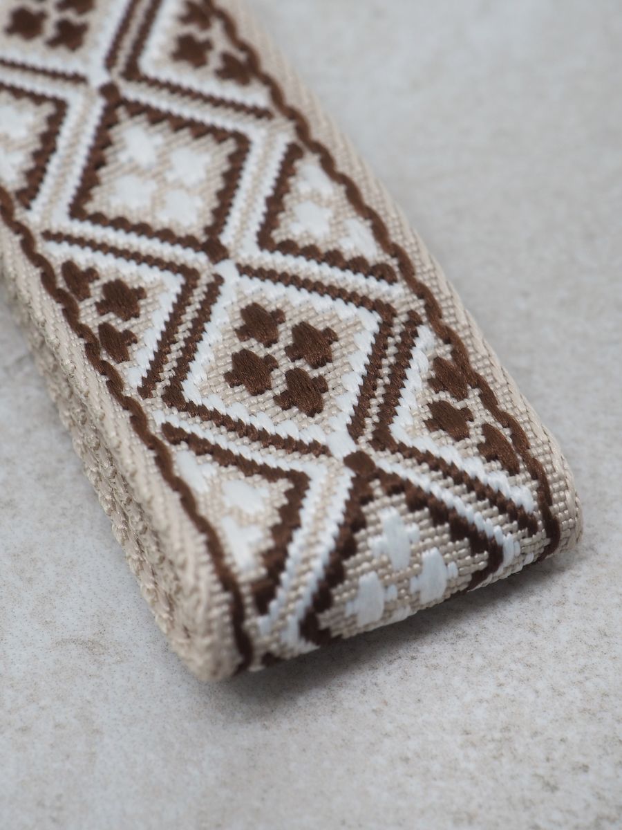 Vesketropp smal brun og beige