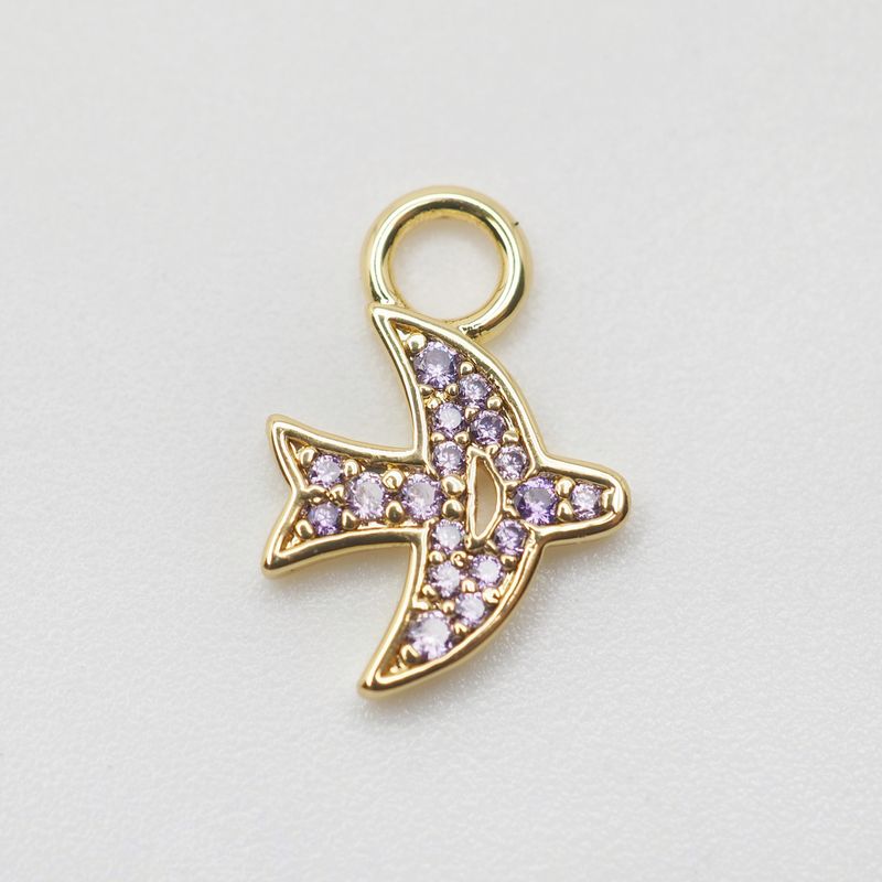Charm fugl lilla