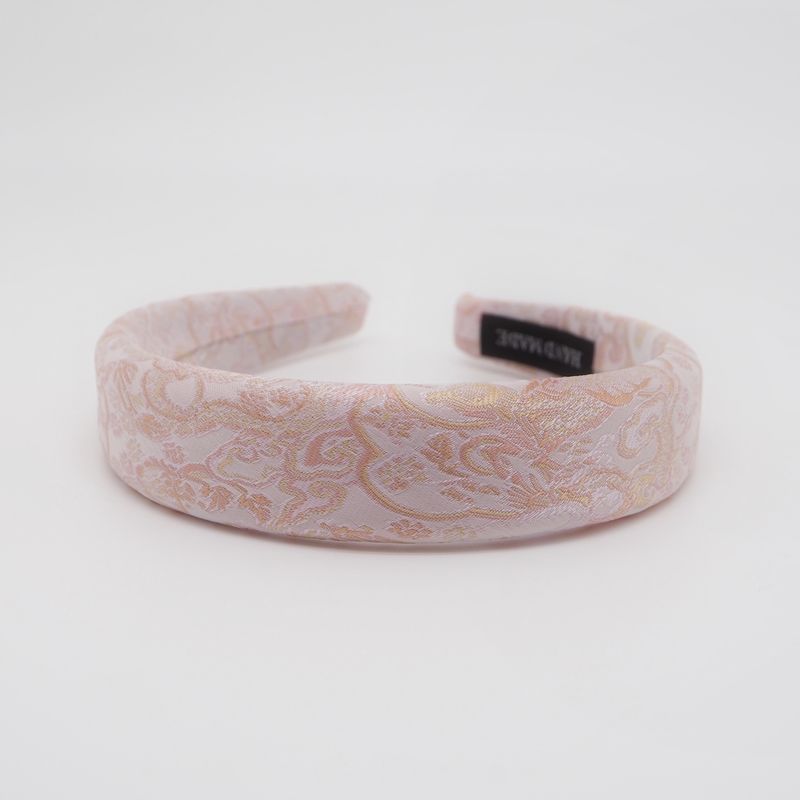 Hårbøyle paisley rosa