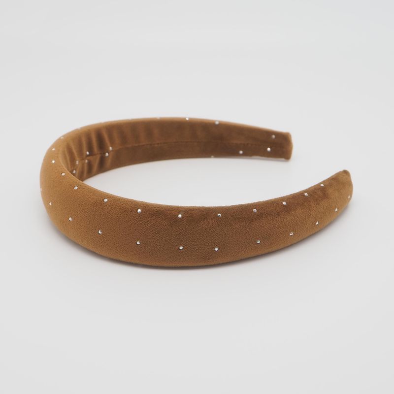 Hårbøyle studs cognac