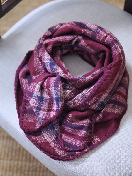 Hovedbilde Stort sjal bordeaux 