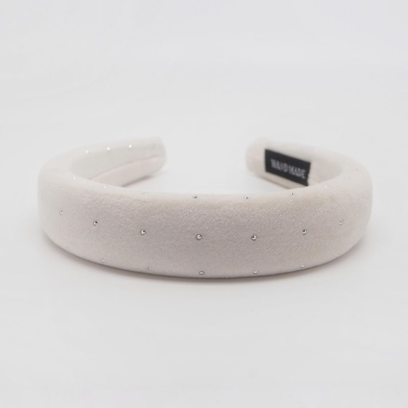 Hårbøyle studs offwhite