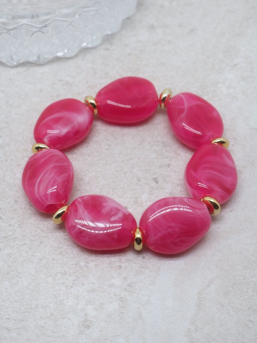 Plexiglass armbånd fuksia