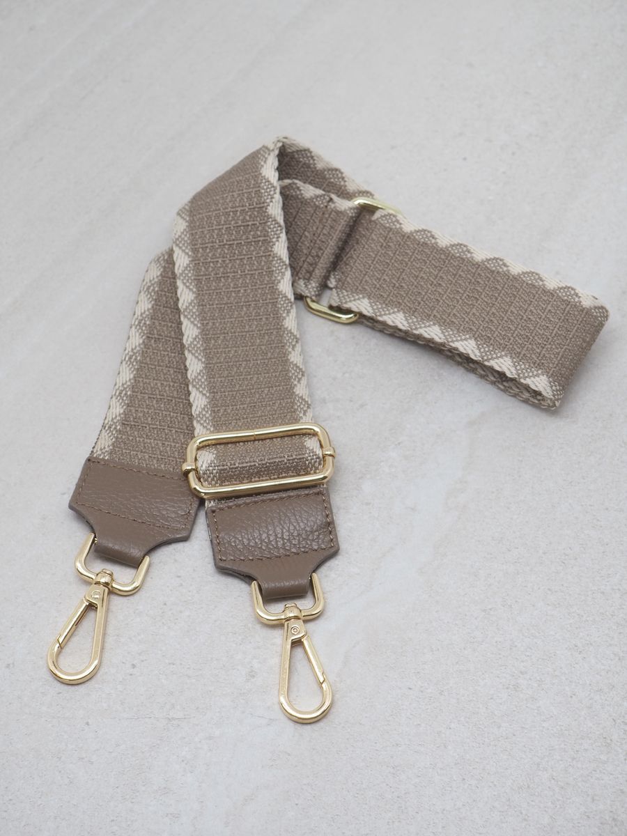 Vesketropp skinndetaljer mørk beige