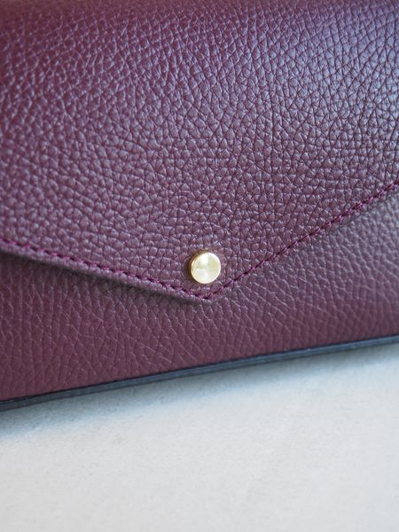 Hovedbilde Konvolutt skinnclutch bordeaux