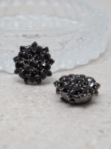 Hovedbilde Knappepynt 2stk svart 