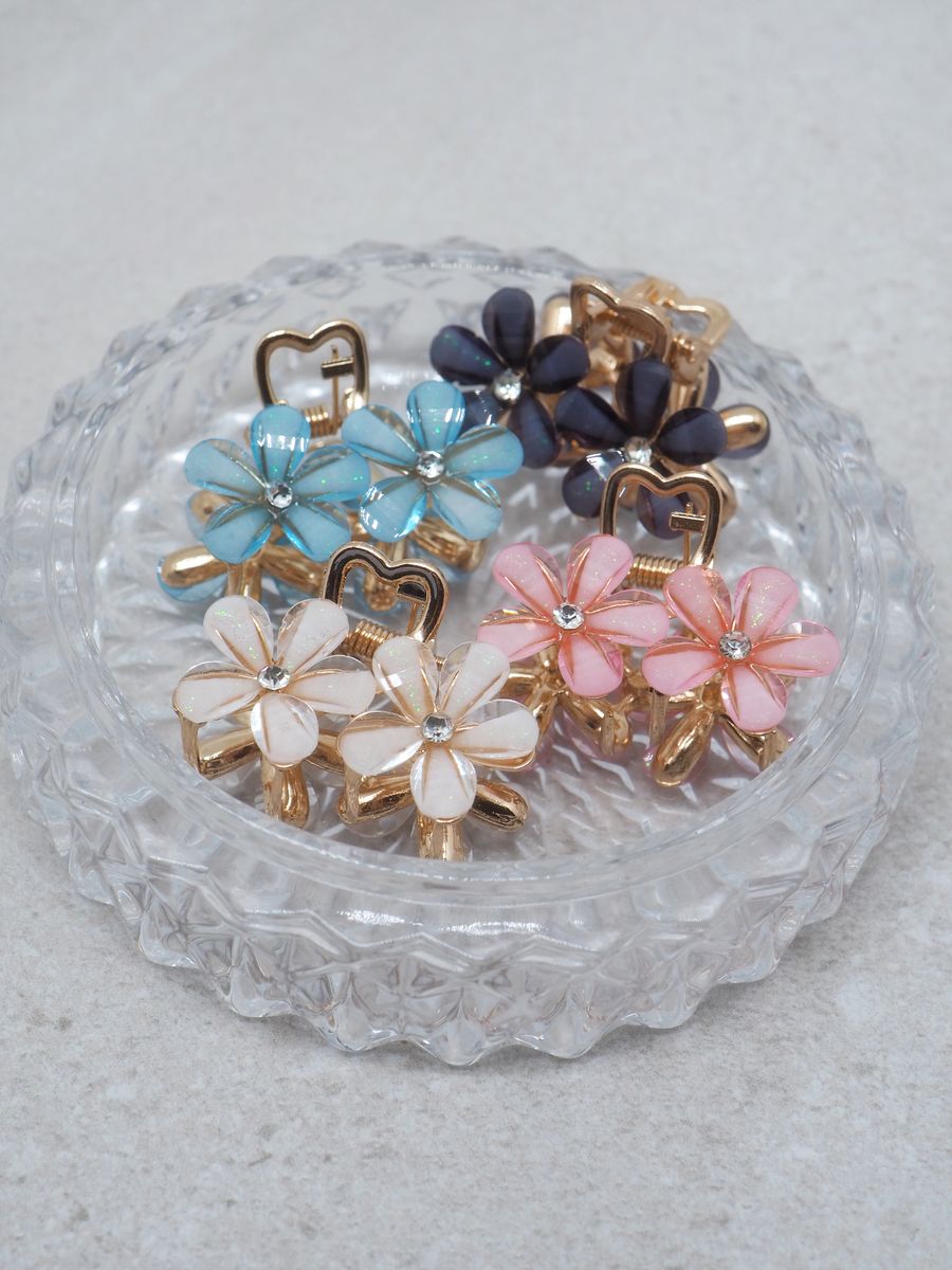 Hårkiype blomster mørkeblå